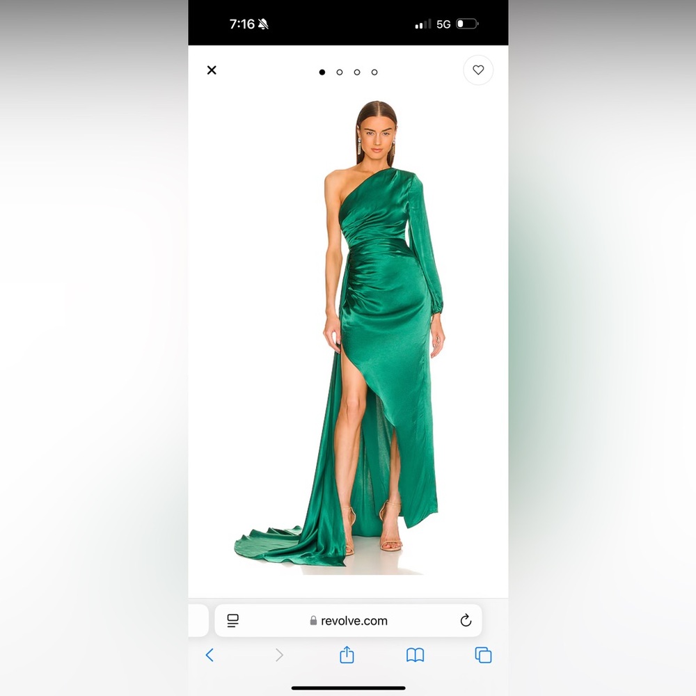 Michael Costello Heather gown xs